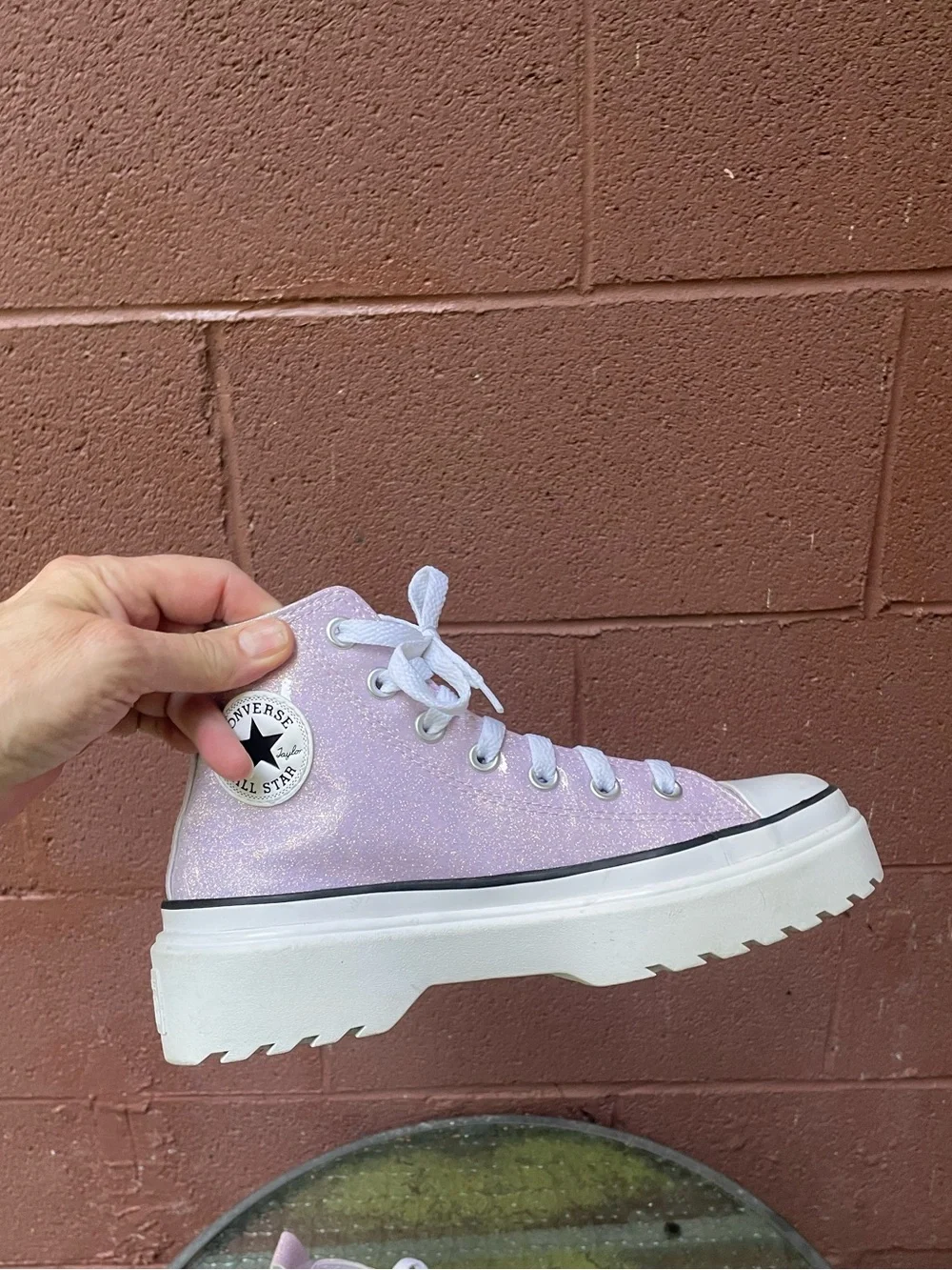 Converse Chuck Taylor Lugged Lift Platform High Sneakers Size 5 Youth